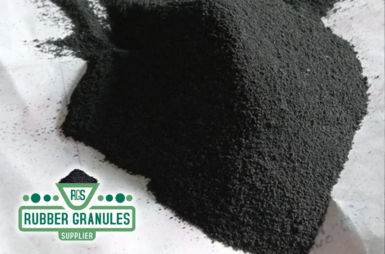 Fine recycled rubber powder