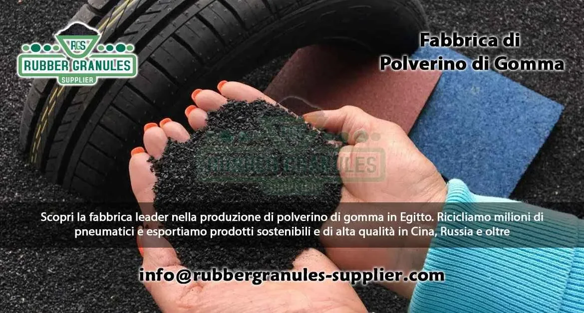 Fabbrica di Polverino di Gomma in Egitto - Riciclo Pneumatici e Produzione di Materiali Sostenibili per Esportazione Globale