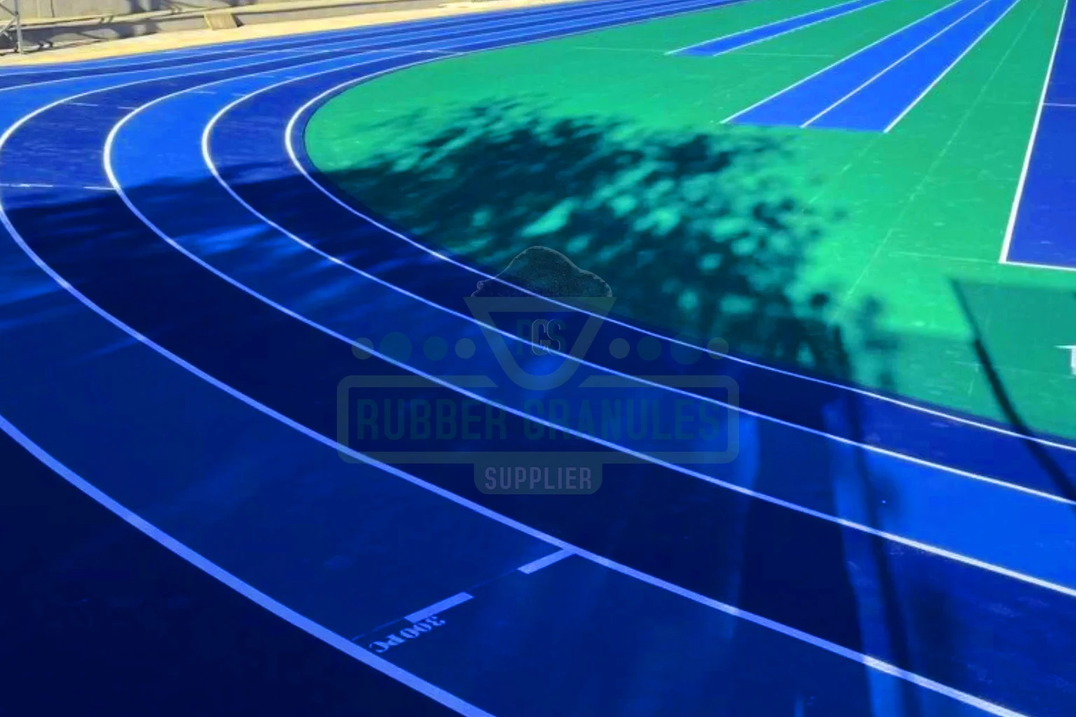 Pistes de course en caoutchouc 6 système coloré de piste d’athlétisme en caoutchouc
