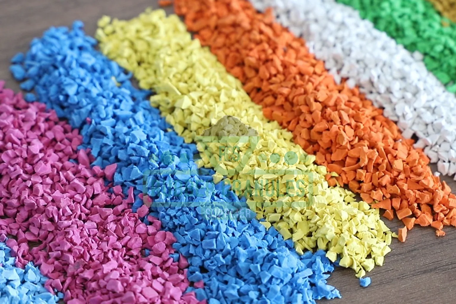 Gránulos de EPDM de colores