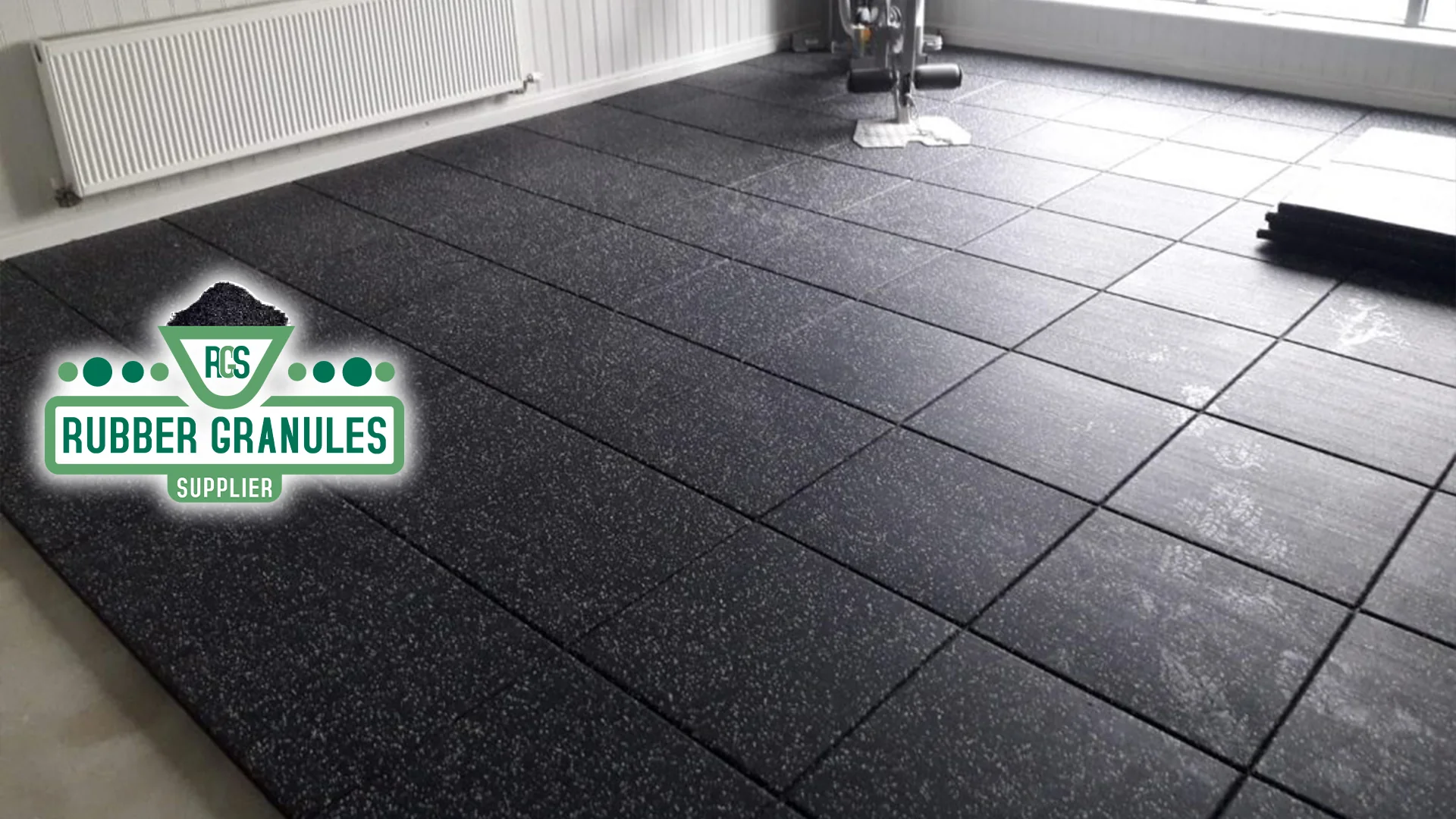 Losetas de goma para gimnasio y suelos deportivos