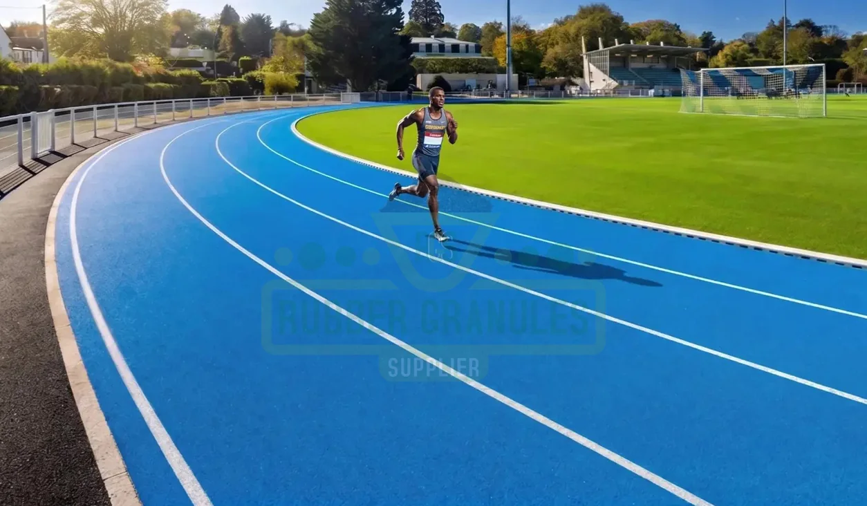 Pavimento de caucho para pista de atletismo